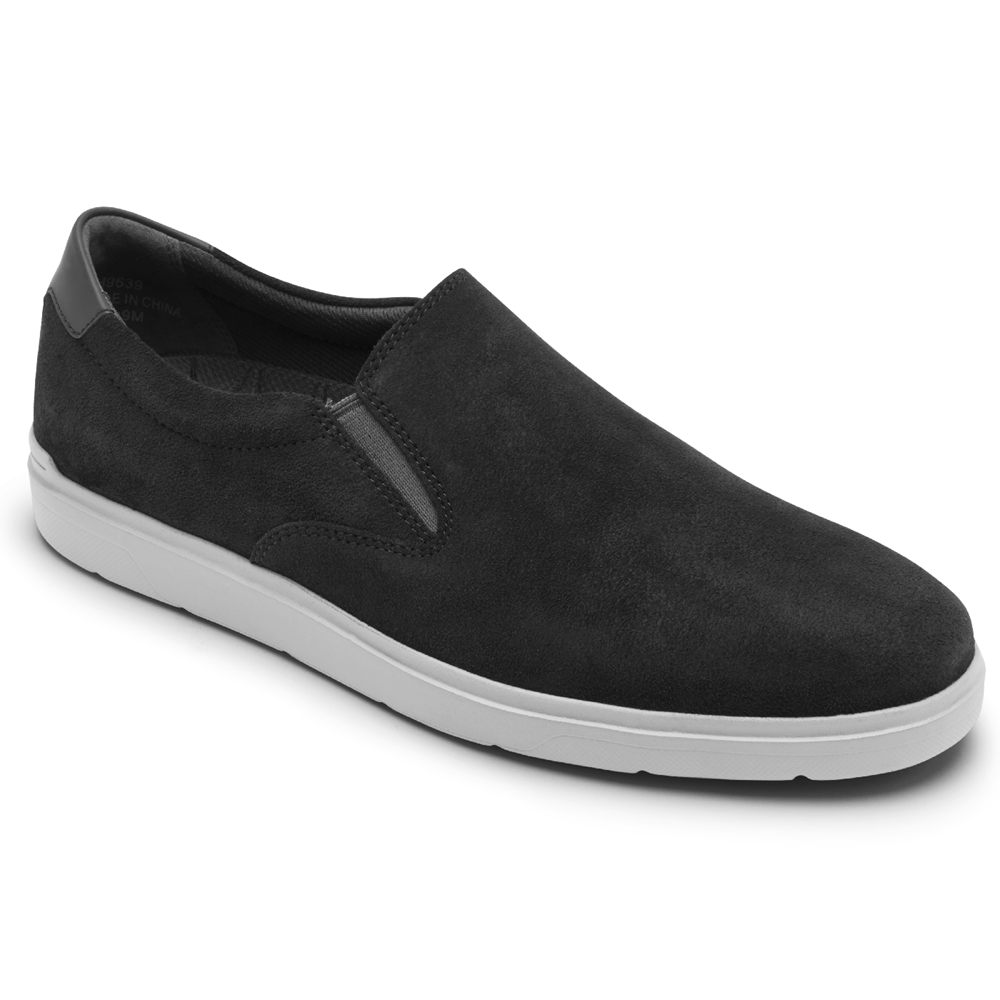 Rockport Sneakers Herr Mörkgrå - Total Motion Lite Slip-On - KJVHB8526